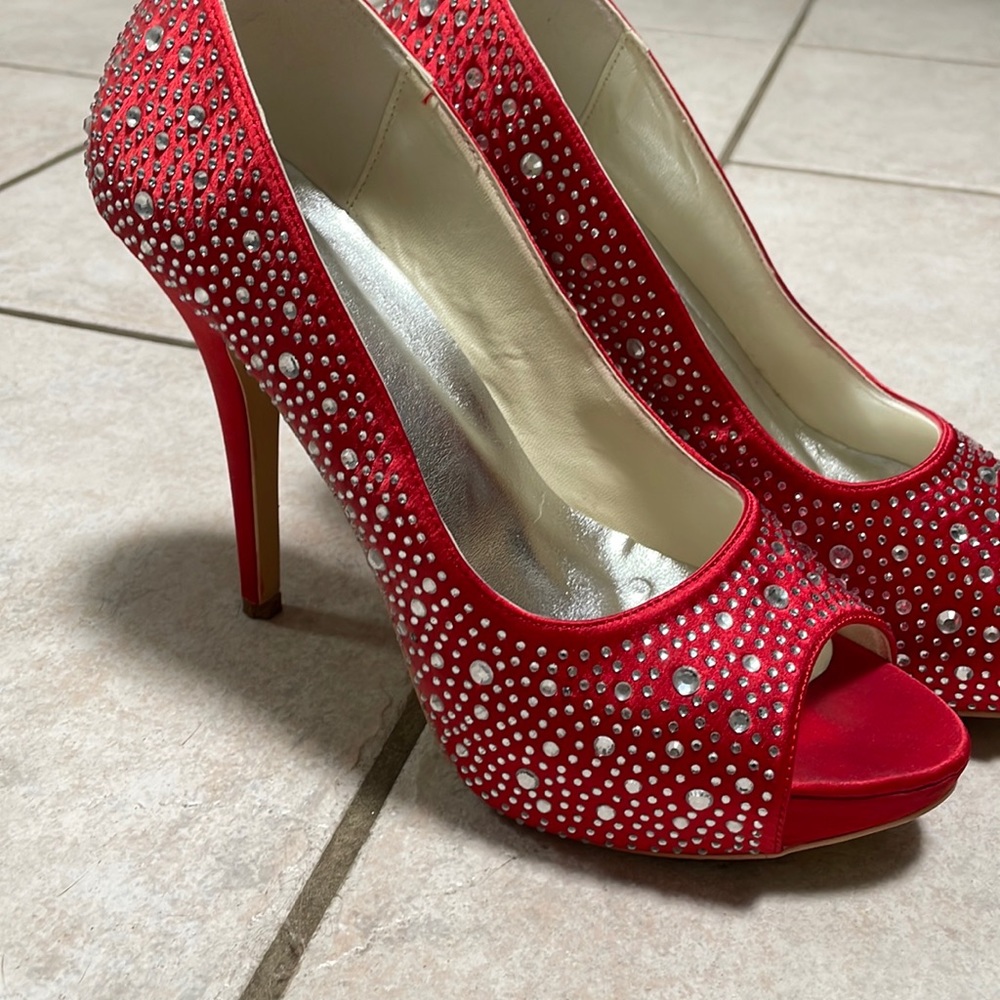 Womens peep toe heels